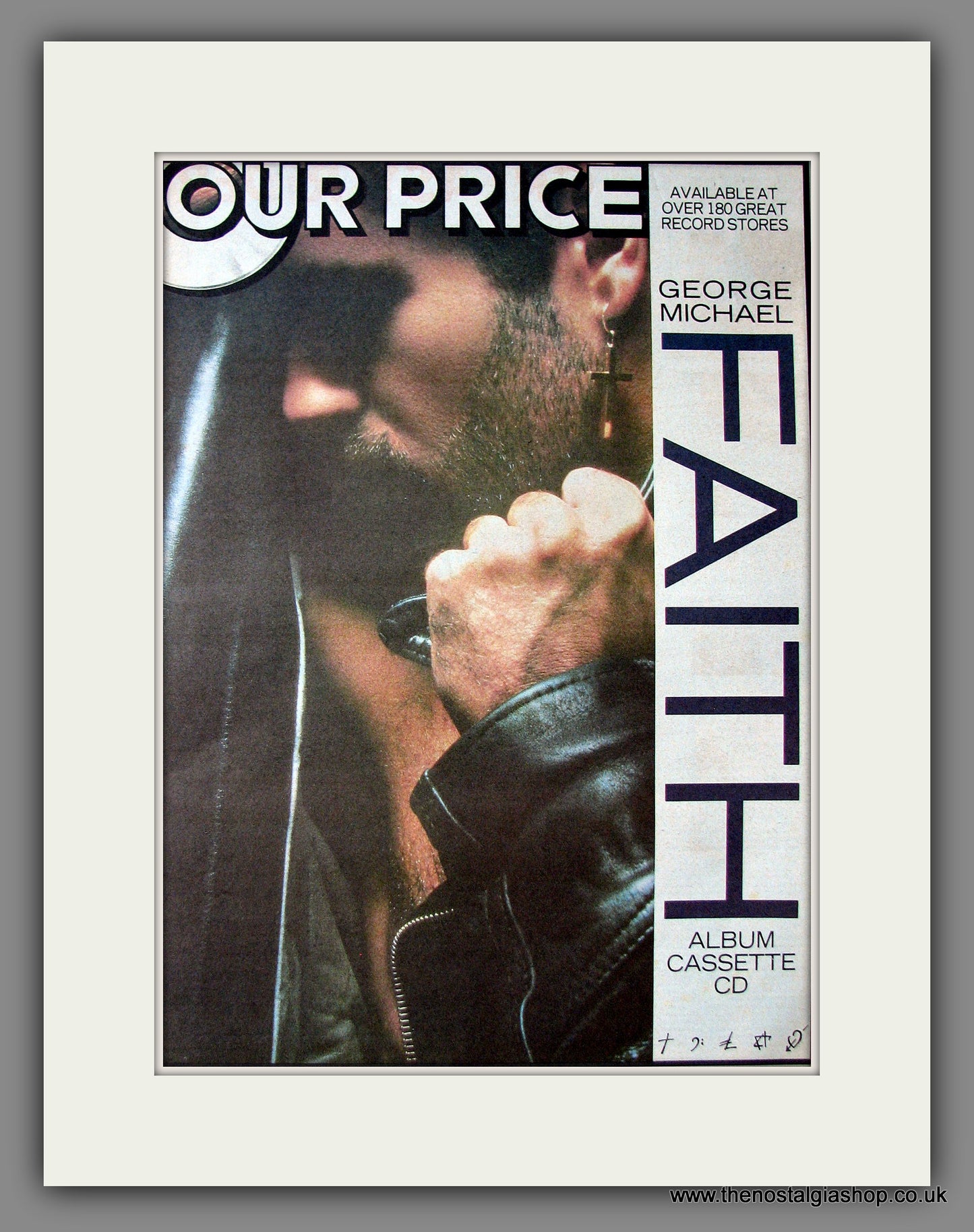 George Michael Faith. Original Advert 1987 (ref AD13714)