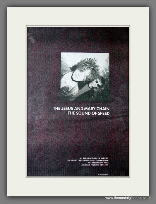 Jesus And Mary Chain (The) The Sound Of Speed. Original Advert 1993 (ref AD13719)