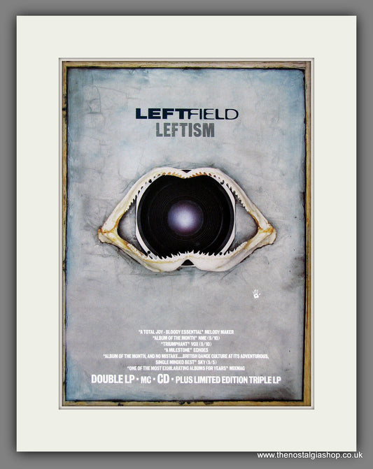 Leftfield Leftism.  Original Vintage Advert 1995 (ref AD56037)