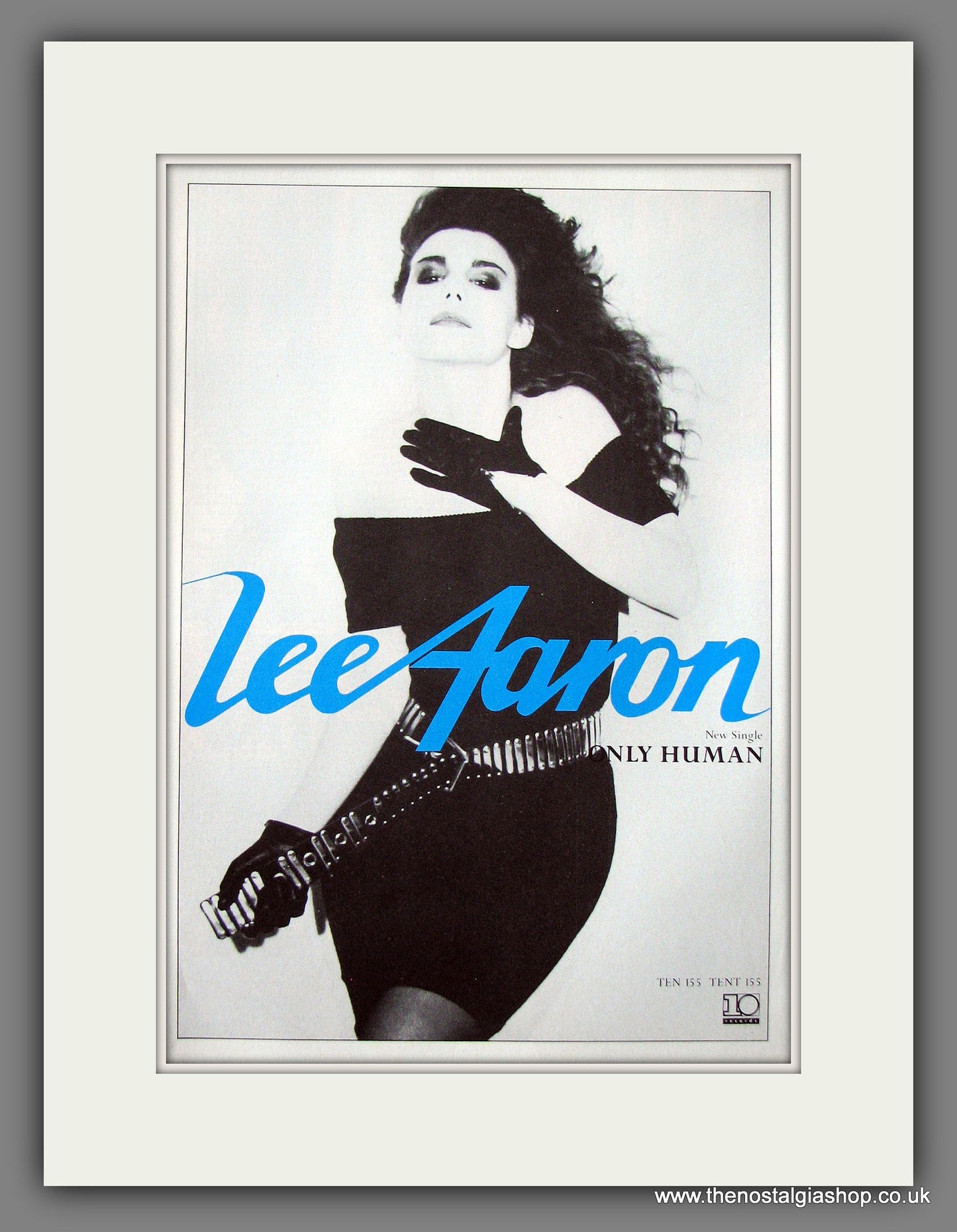 Lee Aaron Only Human.  Original Vintage Advert 1987 (ref AD56043)