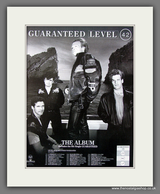 Level 42 The Album 1991. Original Vintage Advert (ref AD56109)