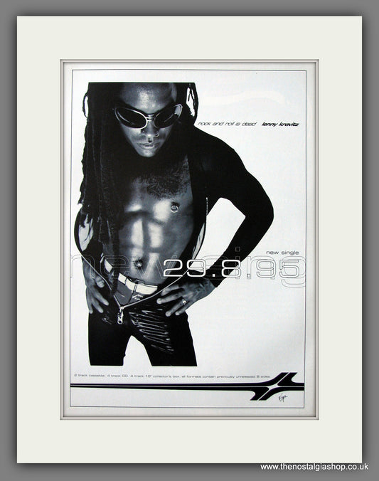 Lenny Kravitz New Single 1995. Original Vintage Advert (ref AD56113)