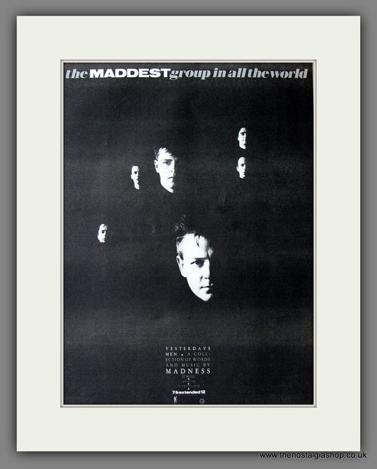 Madness. Yesterdays Men. Original Advert 1985 (ref AD13678)