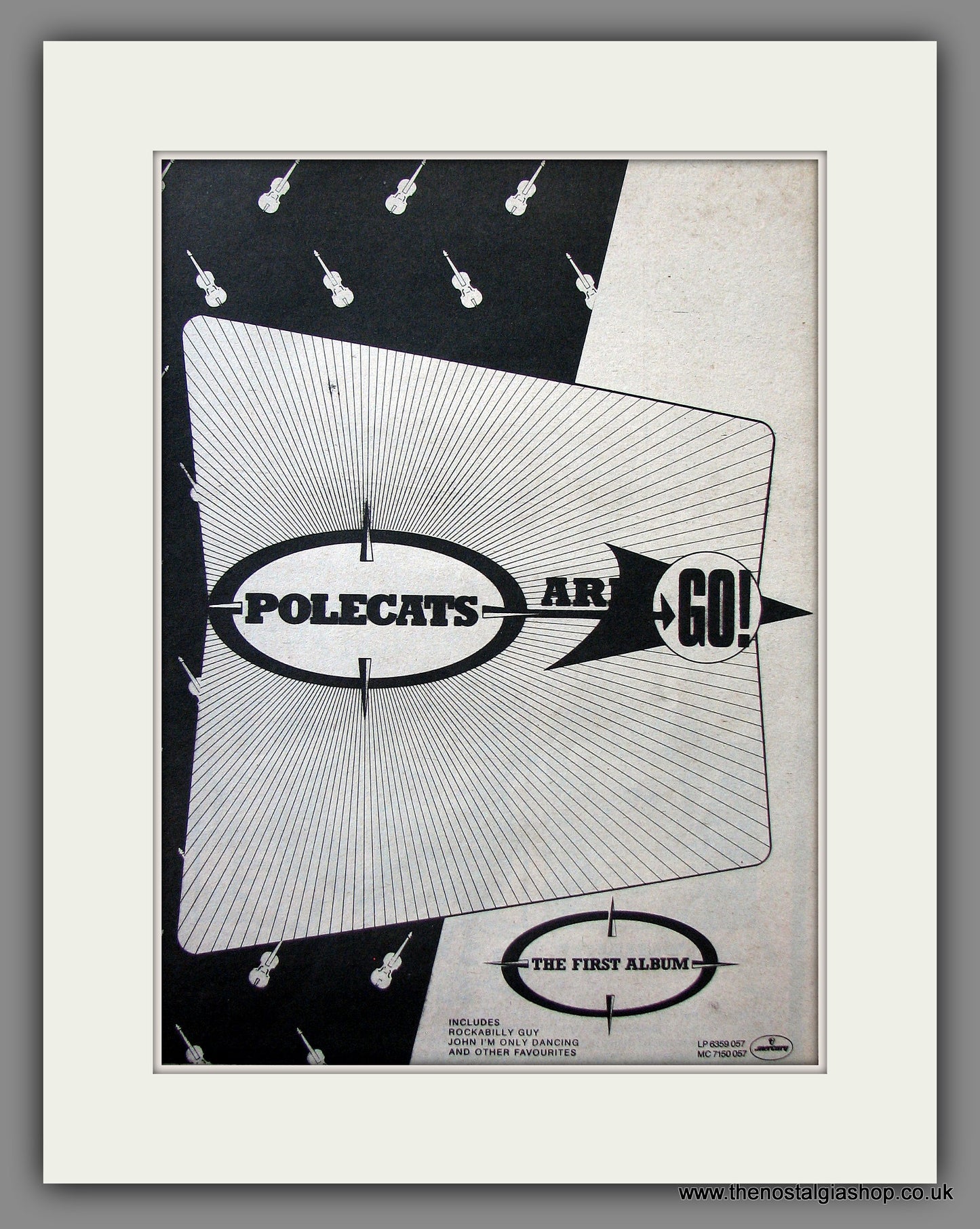 Polecats (The) Polecats Are Go First Album. Original Advert 1981 (ref AD13742)