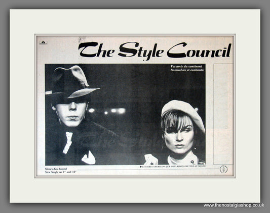 Style Council (The) Money Go Round. Original Advert 1983 (ref AD13756)