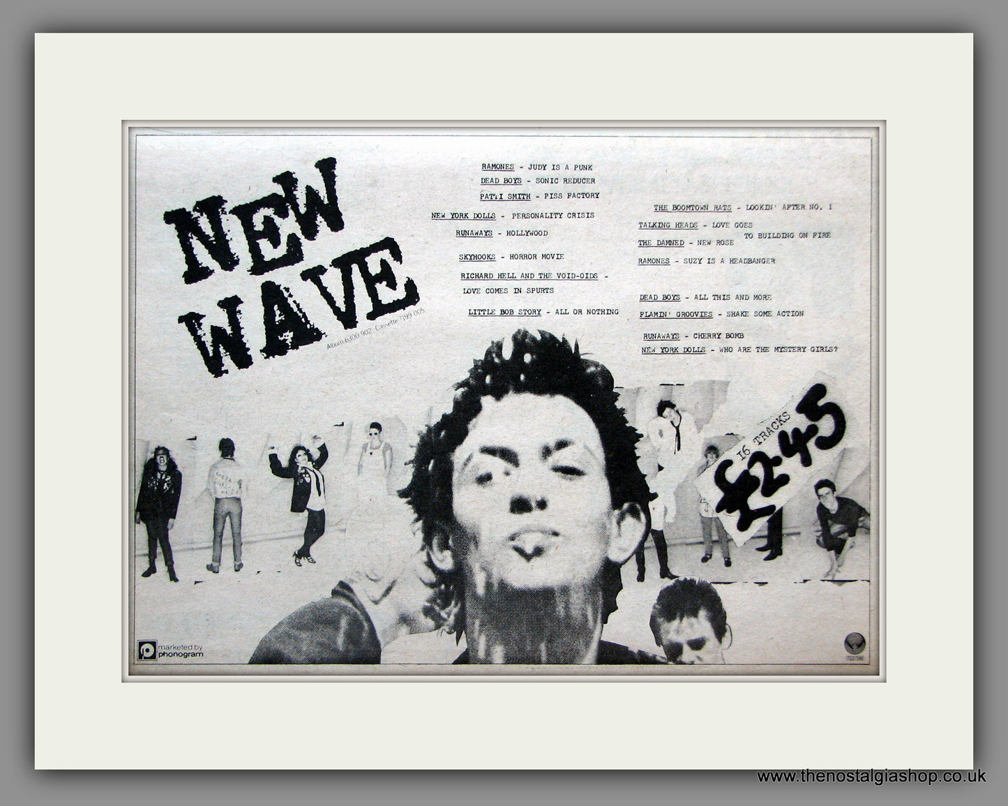 New Wave Music. 1977 Original Advert (ref AD51298)