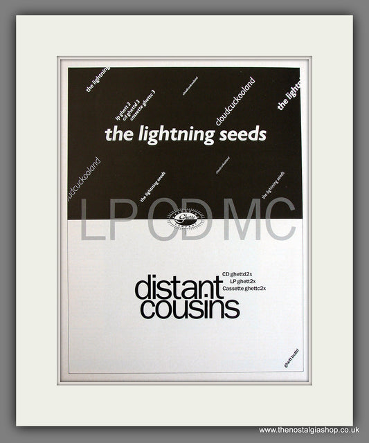 Lightening Seeds (The) Distant Cousins. Original Vintage Advert 1990 (ref AD56202)