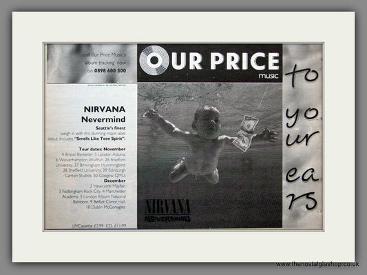 Nirvana. Nevermind. 1991 Original Advert (ref AD51350)