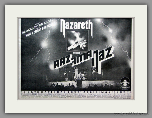 Nazareth. Razamanaz. 1970 Original Advert (ref AD51359)