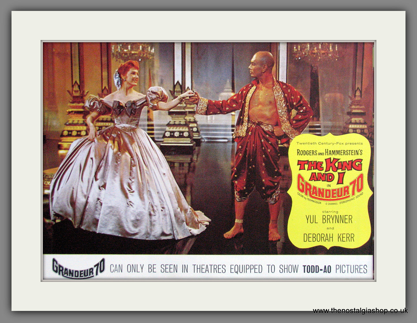 The King And I. Yul Brynner. Vintage Advert 1961 (ref AD56286)