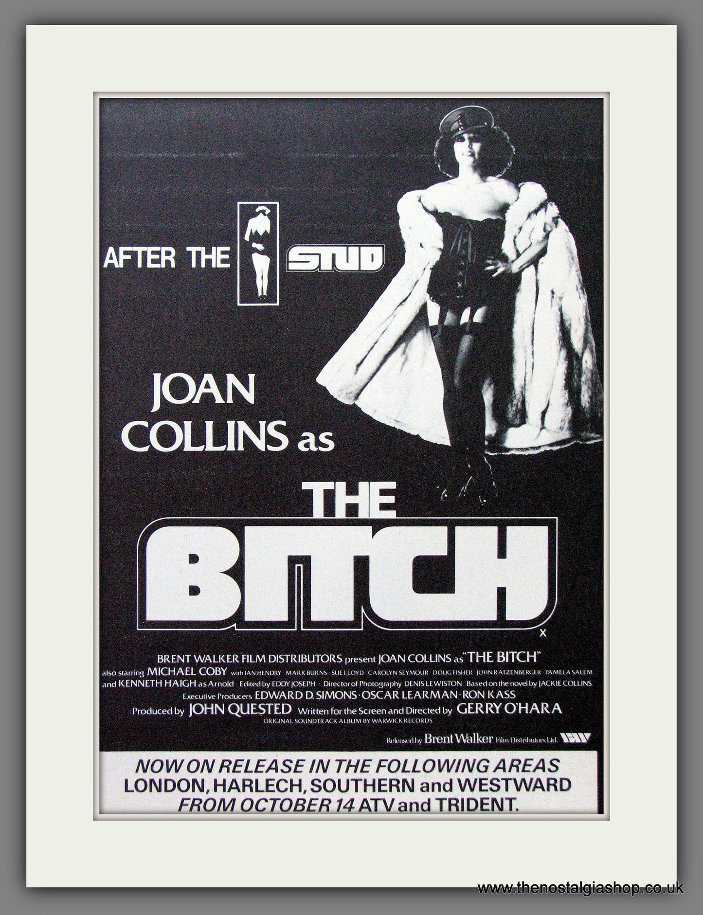 The Bitch. Joan Collins. Vintage Advert 1979 (ref AD56304)