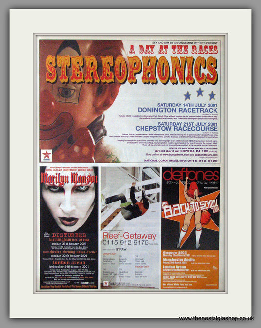 Stereophonics, A Day At The Races. 2001 Original Advert (ref AD11244)