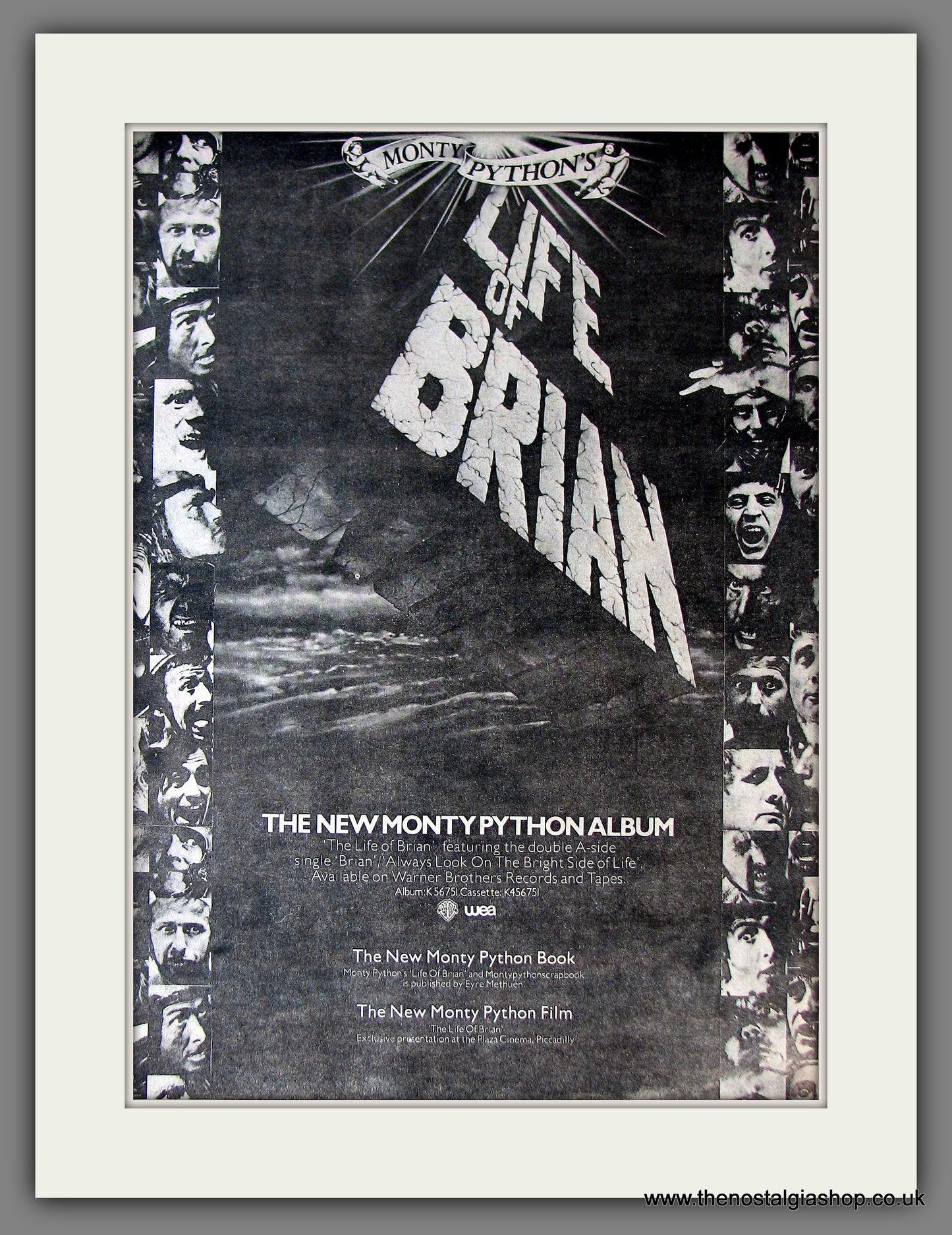 Life Of Brian. Monty Python. Vintage Advert 1979 (ref AD13798)