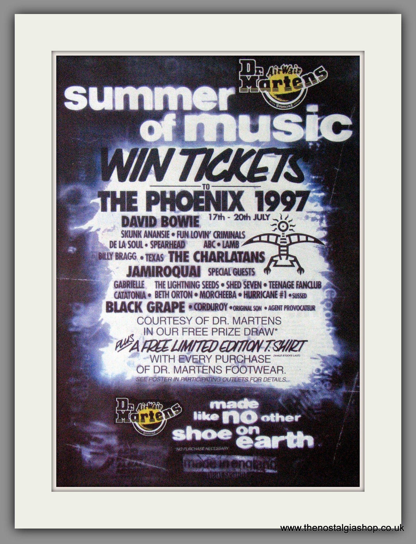 Summer Of Music Phoenix '97. Original Advert 1997 (ref AD11273)