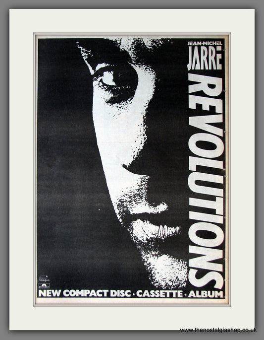 Jean Michel Jarre. Revolutions. Original Advert 1988 (ref AD13842)