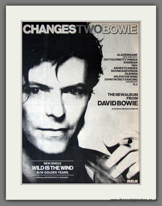 David Bowie. Changes Two. Original Advert 1981 (ref AD13855)