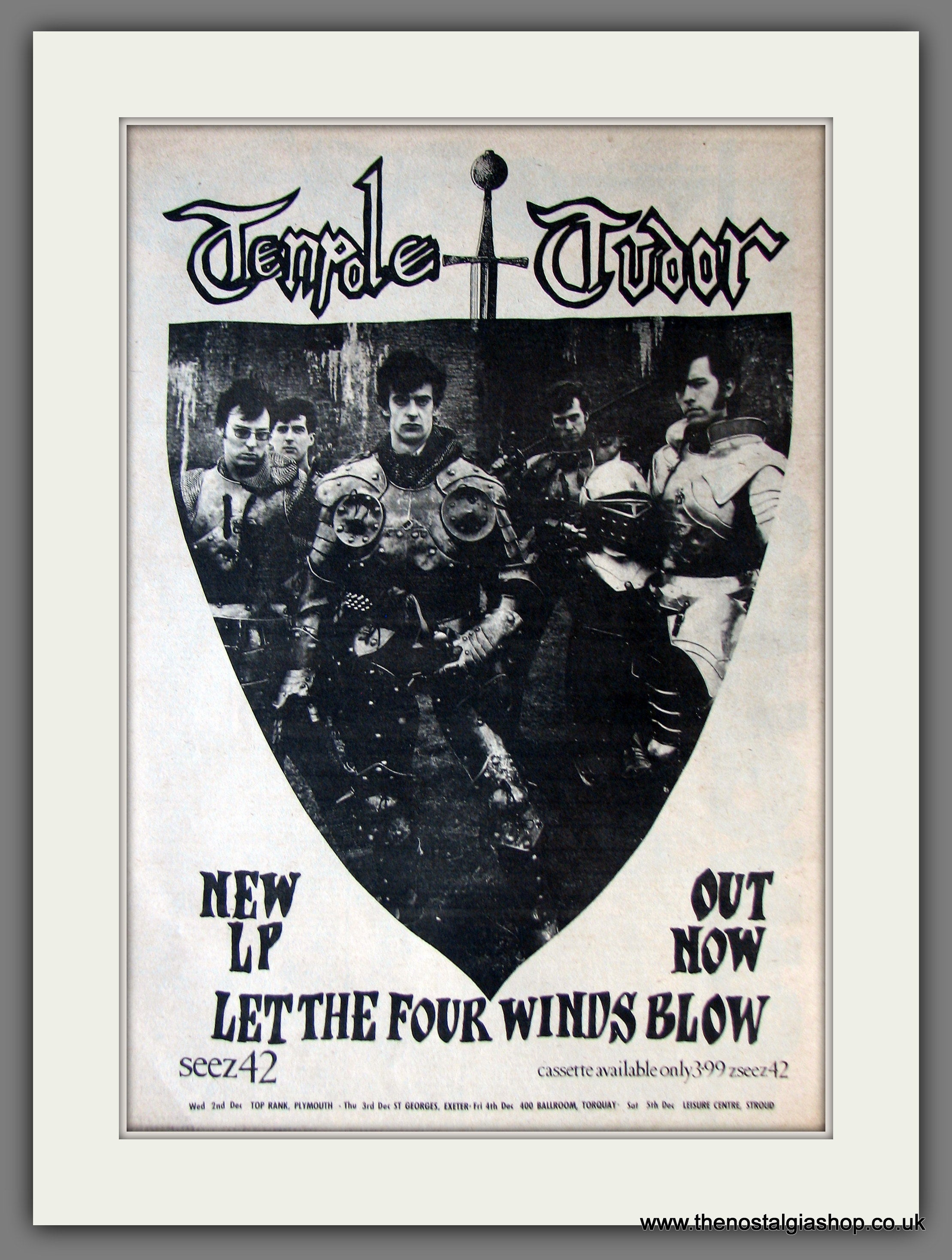 Tenpole Tudor. Let The Four Winds Blow. Original Advert 1981 (ref AD13 ...