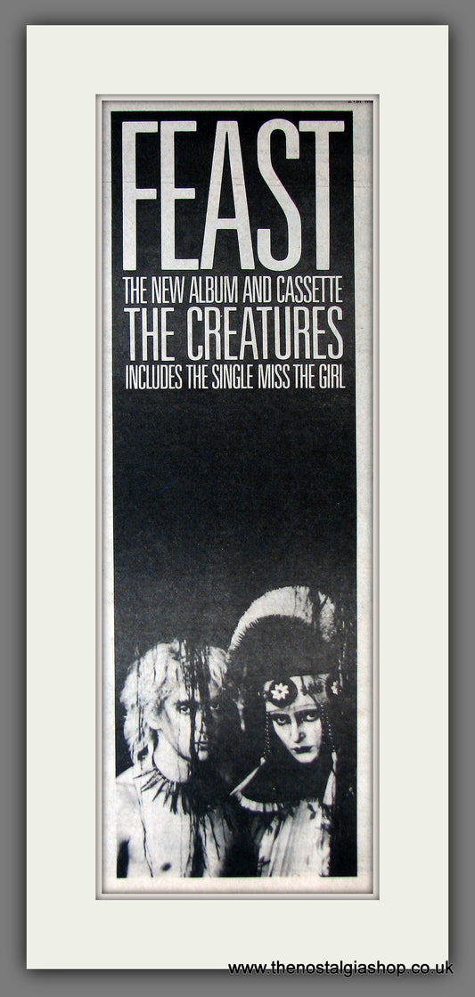 Creatures (The) The Creatures. Original Advert 1983 (ref AD13877)