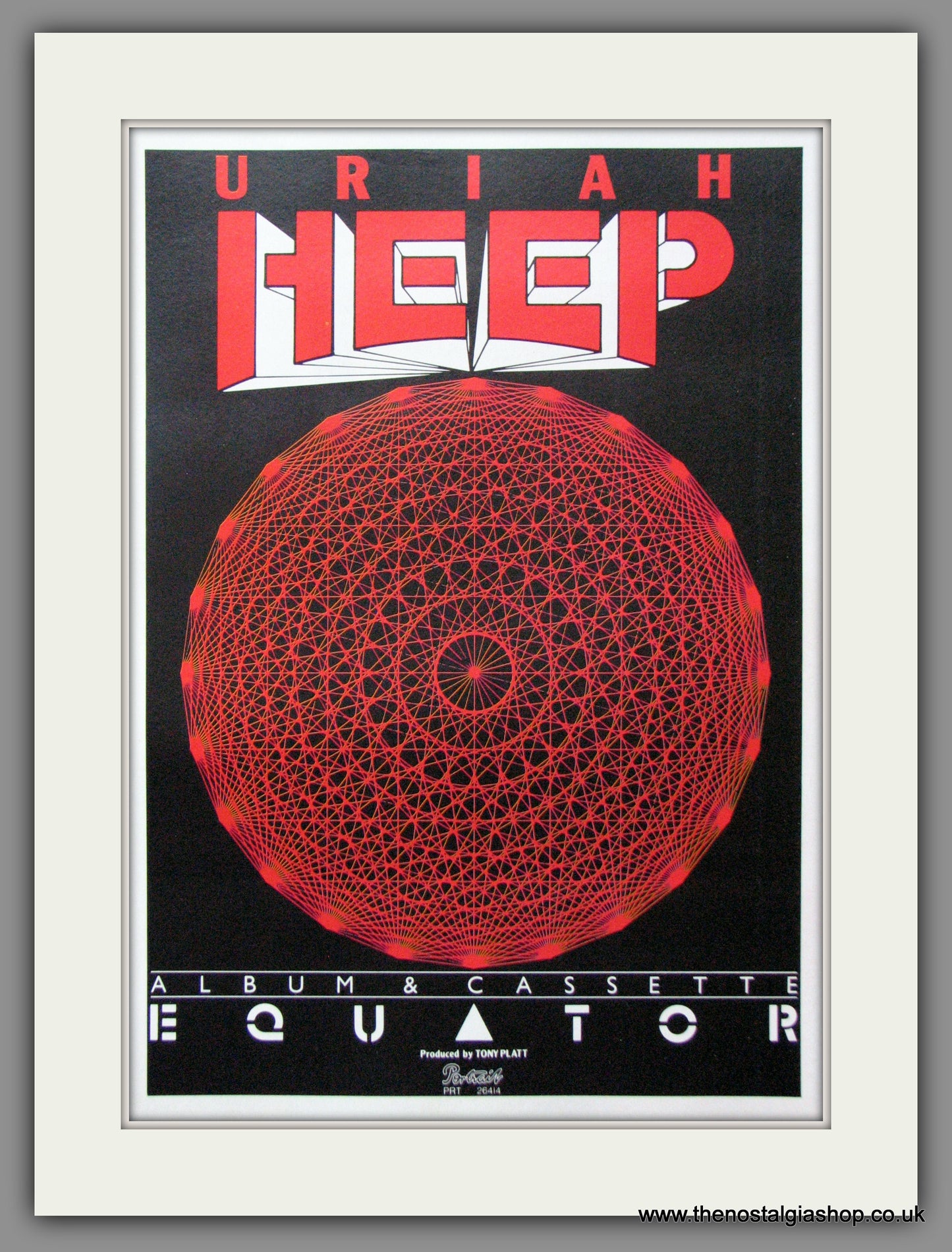 Uriah Heep. Equator. 1985  Original Advert (ref AD53257)