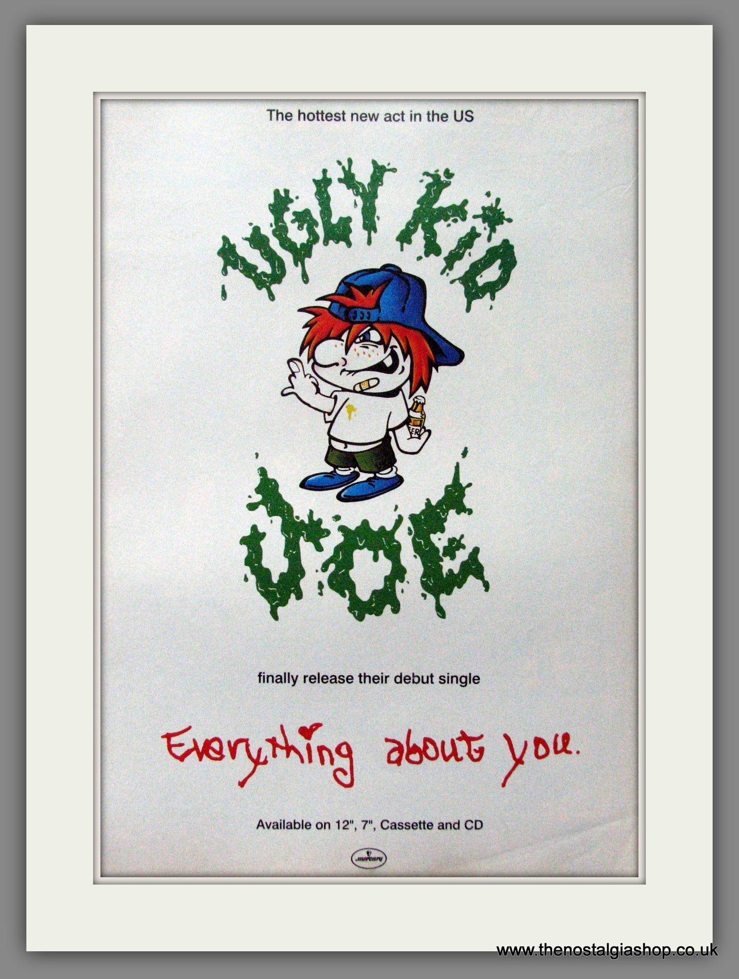 Ugly Kid Joe. Everything About You. 1992  Original Advert (ref AD53264)