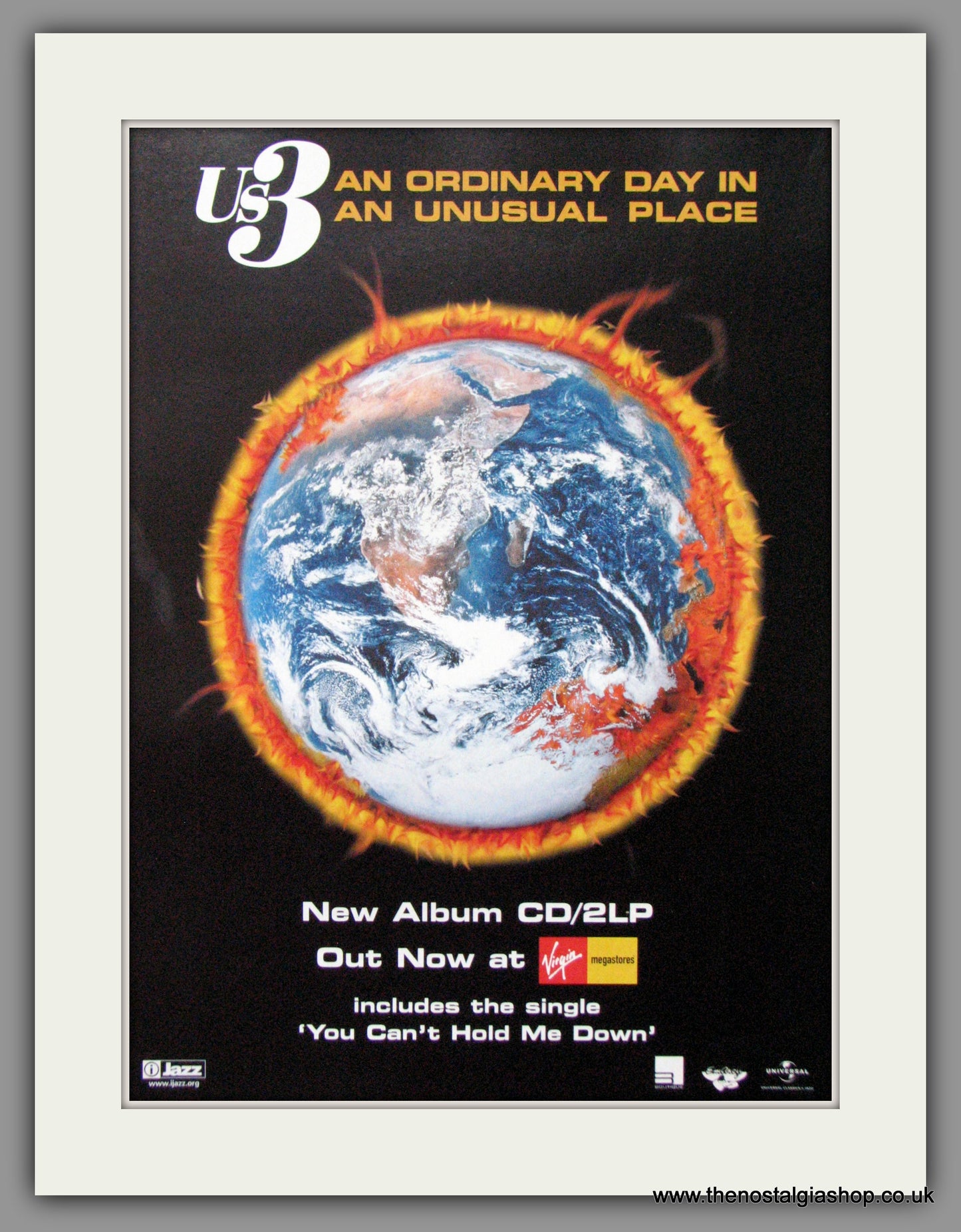 Us3. An Ordinary Day In An Unusual Place. 2001  Original Advert (ref AD53272)