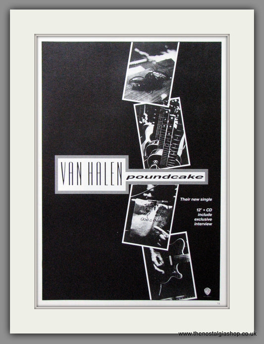 Van Halen. Poundcake. 1991. Original Advert (ref AD53287)