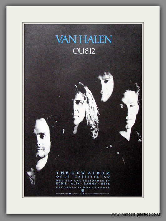 Van Halen. OU812. 1988. Original Advert (ref AD53289)