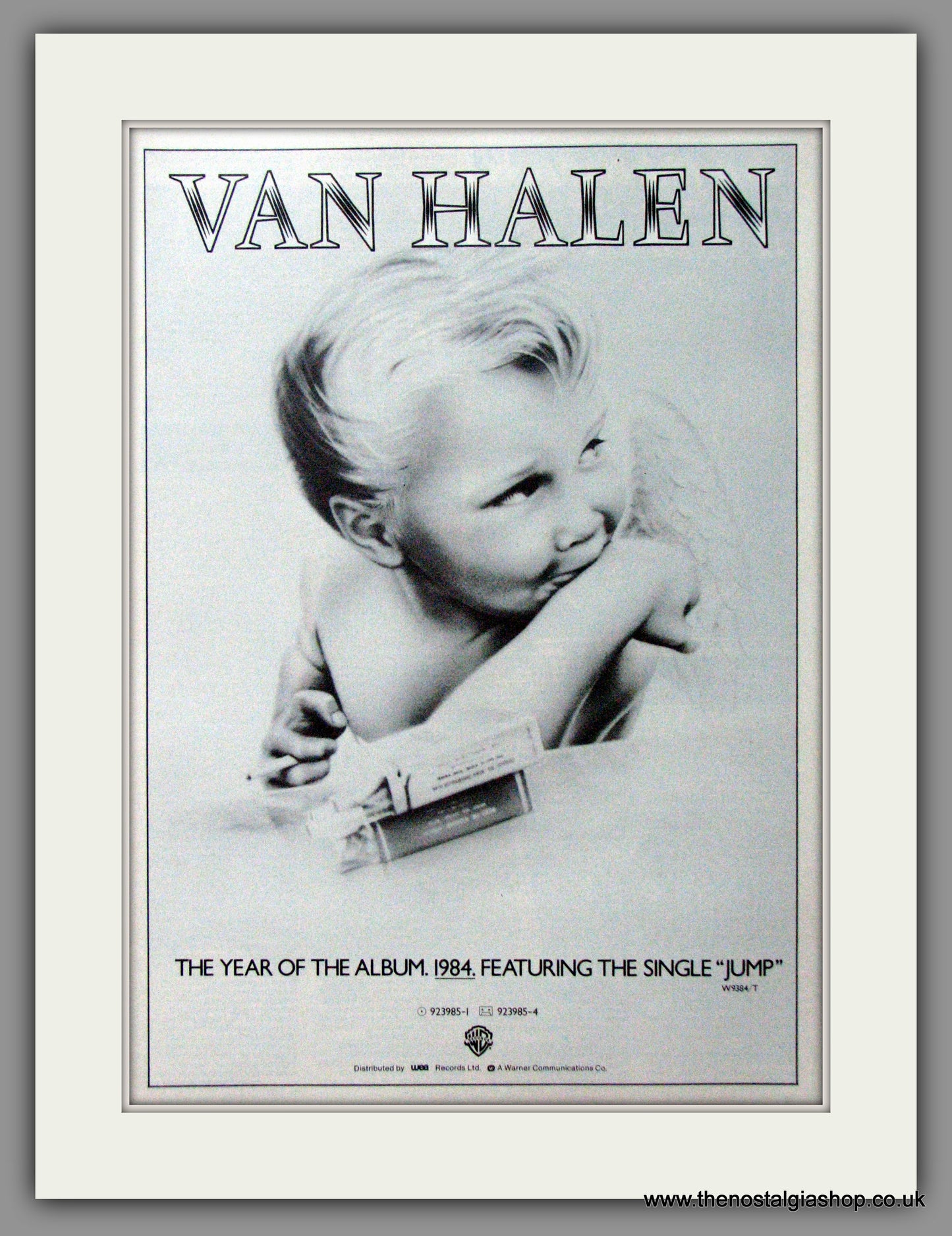 Van Halen. 1984. Featuring Jump. Original Advert (ref AD53290)