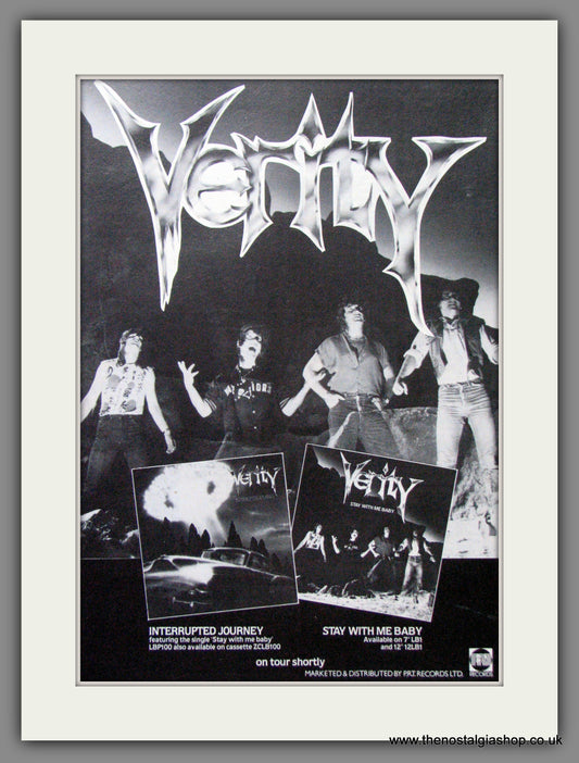 Verity. Stay With Me Baby. 1983 Original Advert (ref AD53321)