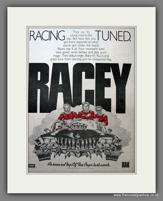 Racey. Baby It's You. Vintage Advert 1978 (ref AD13973)