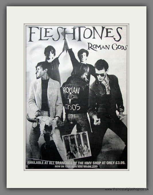 Fleshtones. Roman Gods. Vintage Advert 1982 (ref AD13982)