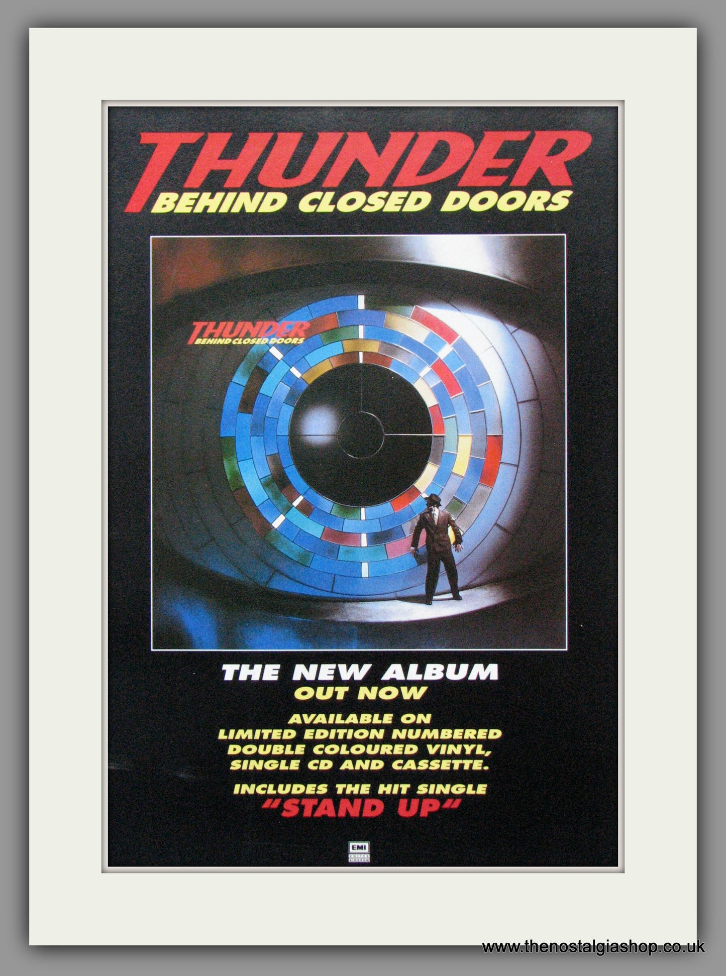 Thunder Behind Closed Doors. 1995 Original Advert (ref AD52369)