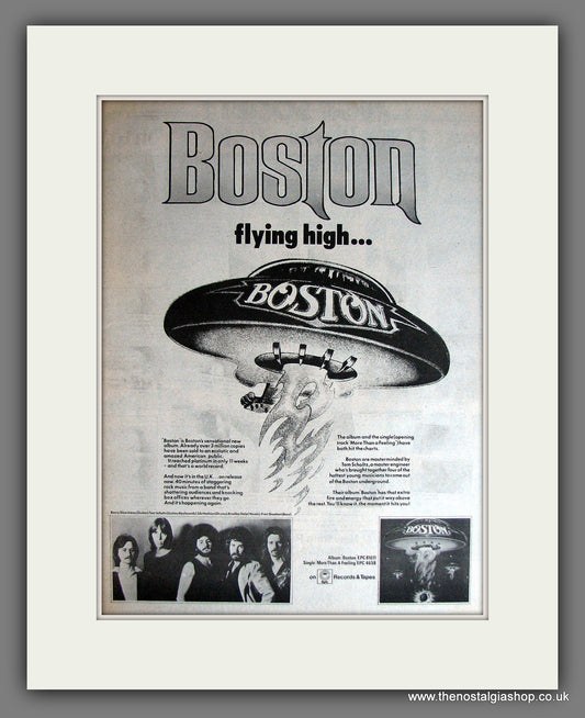 Boston Flying High. Vintage Advert 1977 (ref AD14024)