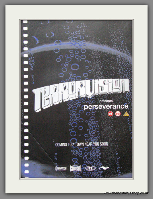 Terrorvision Perseverance. 1996 Original Advert (ref AD52428)