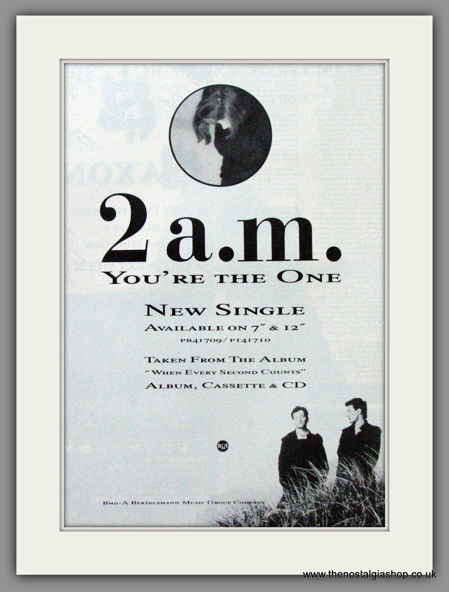 Two a.m. You're The One. Original Advert 1988 (Ref AD52562)