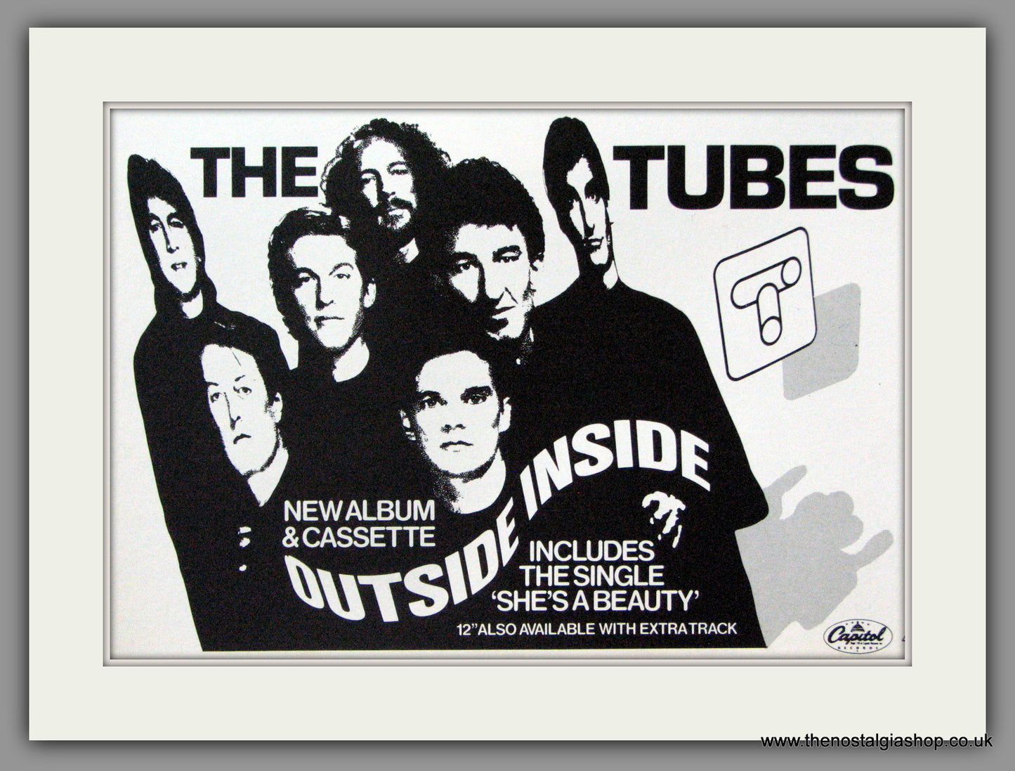 The Tubes, Outside Inside. 1983 Original Advert (ref AD52716)