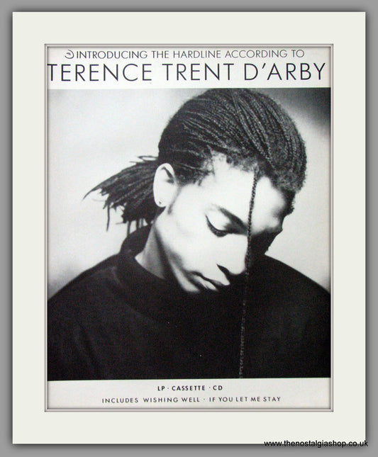 Terence Trent D'Arby, Wishing Well. 1987 Original Advert (ref AD52765)