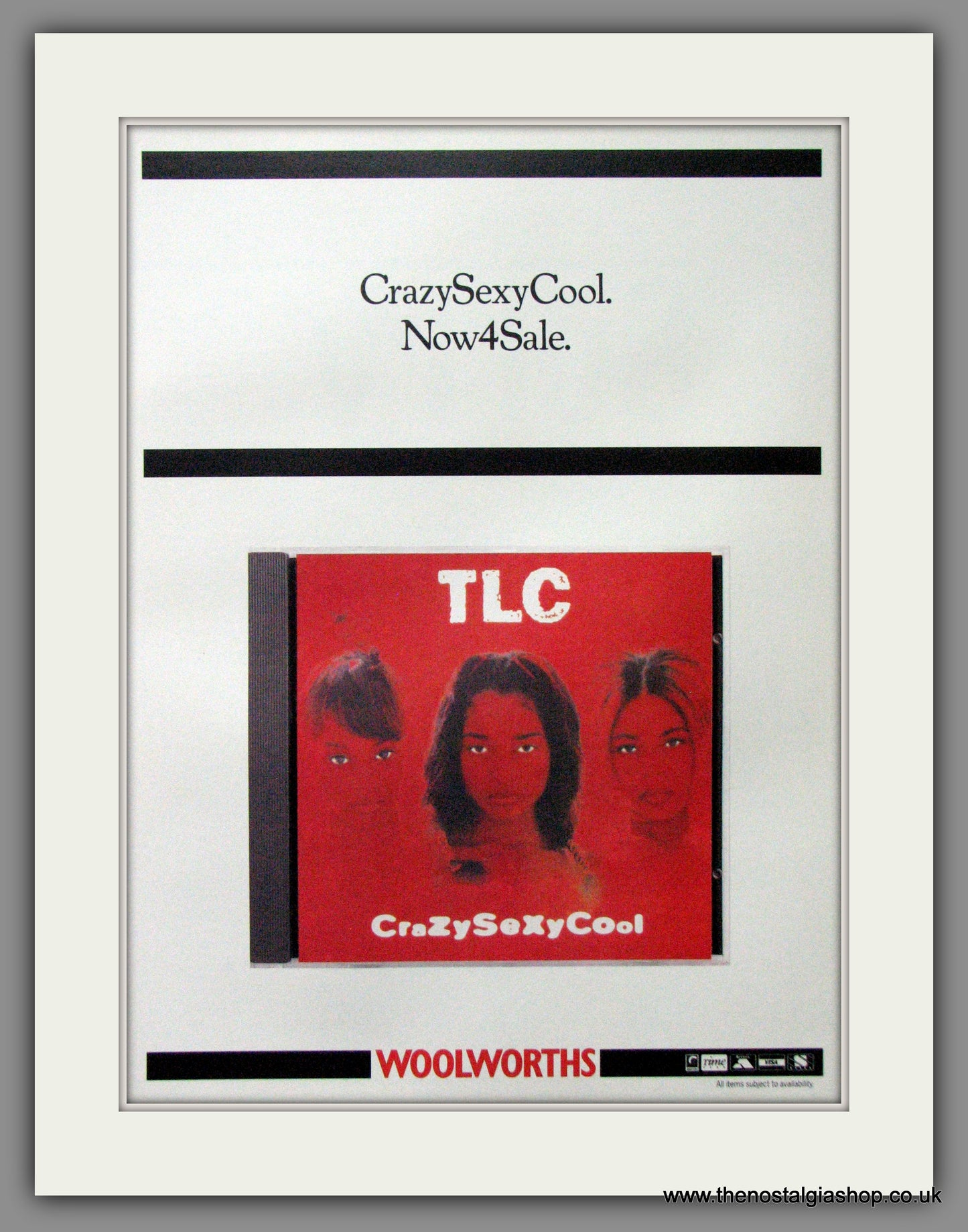 TLC, Crazy Sexy Cool. 1996 Original Advert (ref AD52768)