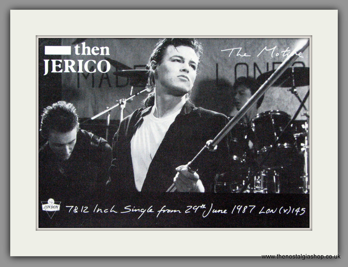 Then Jerico, The Motive. 1987 Original Advert (ref AD52771)