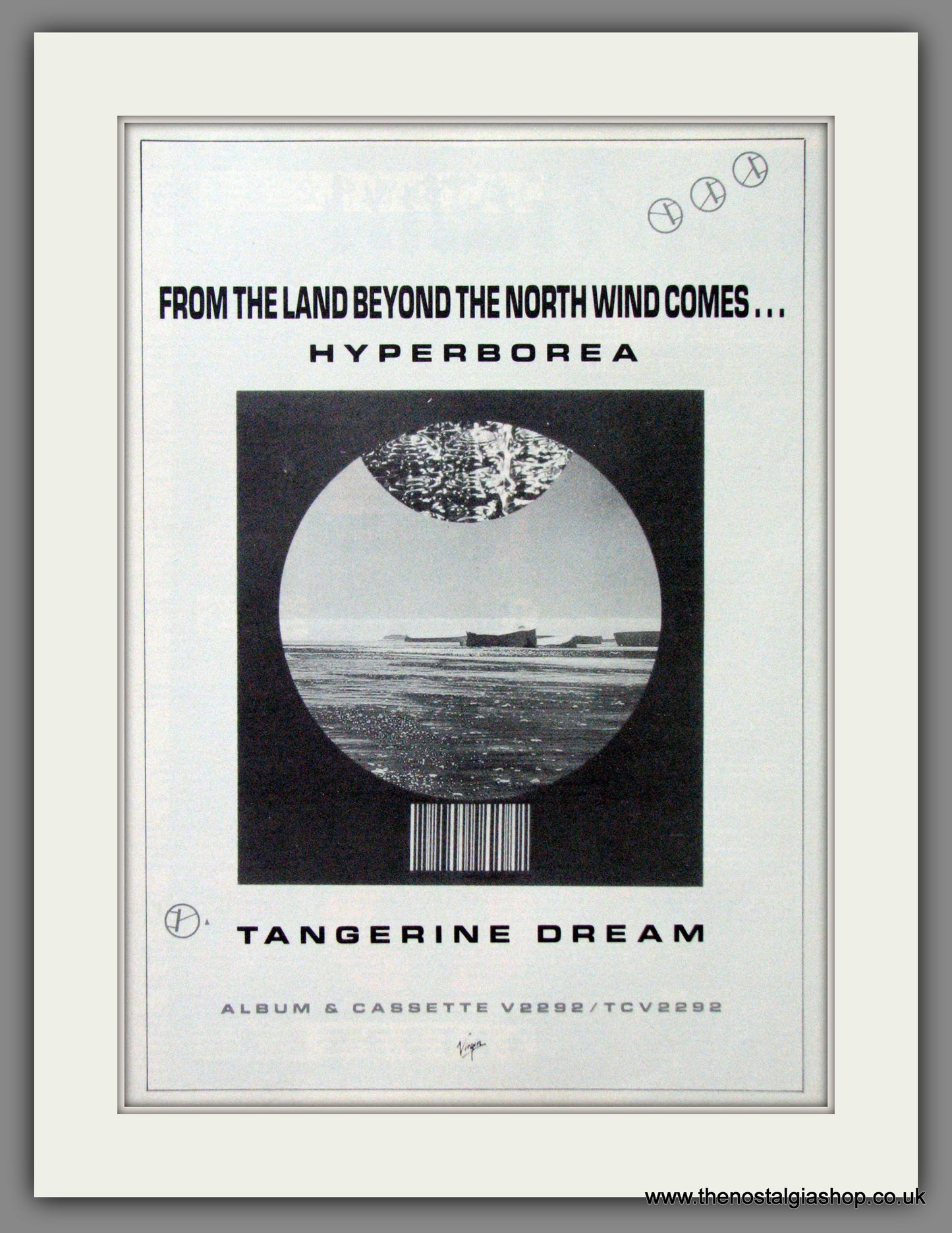 Tangerine Dream, Hyperborea. 1983 Original Advert (ref AD52781)