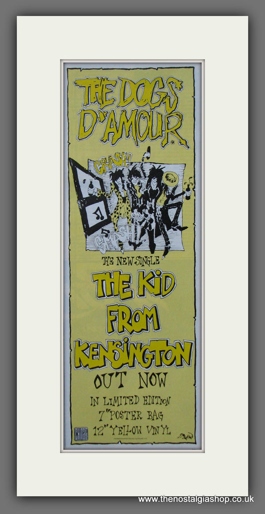 Dogs Damour. The Kid From Kensington. Original Advert 1988 (ref AD400001)