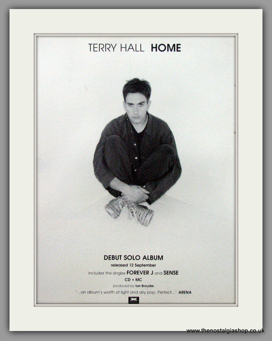 Terry Hall, Home. 1994 Original Advert (ref AD52834)