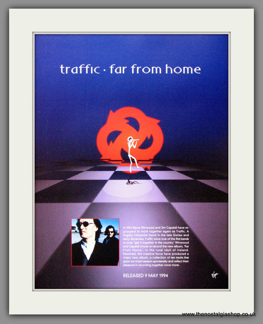 Traffic, Far From Home. 1994 Original Advert (ref AD52888)