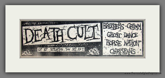 Death Cult. Brothers Grimm. Original Advert 1983 (ref AD400024)