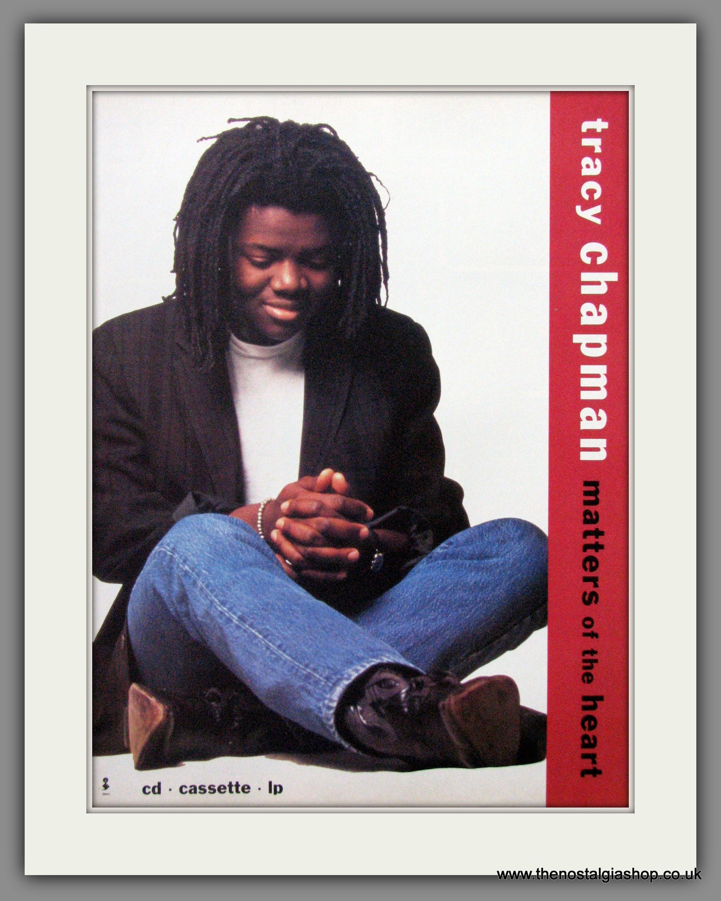 Tracy Chapman, Matters Of The Heart. 1992 Original Advert (ref AD52893)