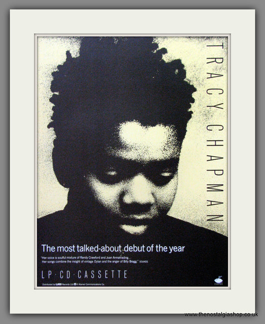 Tracy Chapman. 1988 Original Advert (ref AD52895)