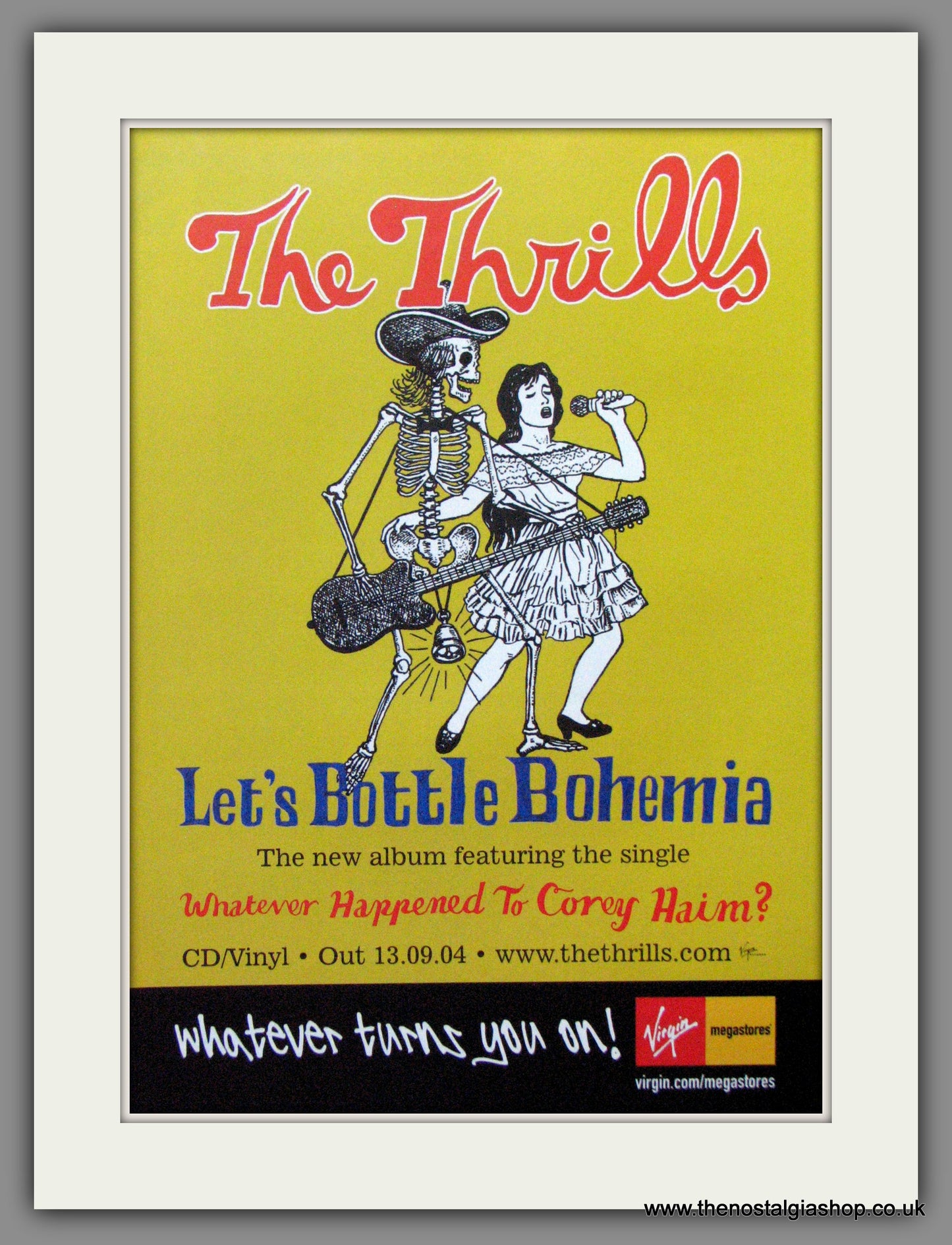 The Thrills, Let's Bottle Bohemia. 2004 Original Advert (ref AD52901)