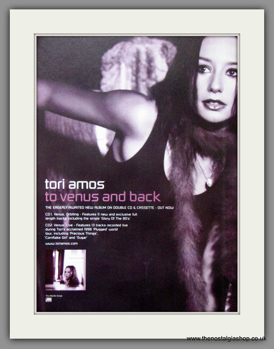 Tori Amos, To Venus And Back. 1999 Original Advert (ref AD53011)