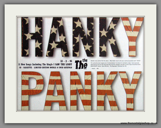 The The, Hanky Panky. 1995 Original Advert (ref AD53043)