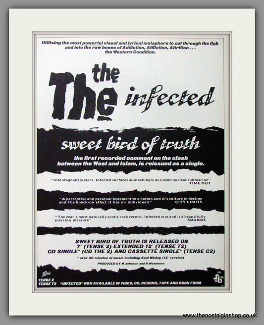 The The, Infected. 1987 Original Advert (ref AD53046)